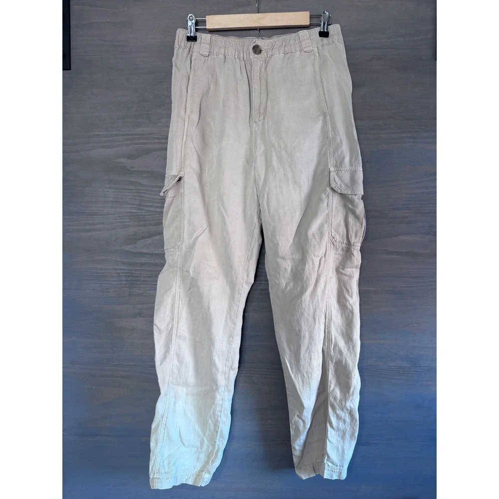 FAHERTY Arlie Cargo Pants In Safari Size Medium‎